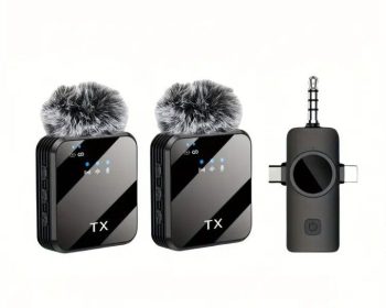 F11 Mic - 2 Mic with iPhone, Android & Type C Receivers/Connectors
